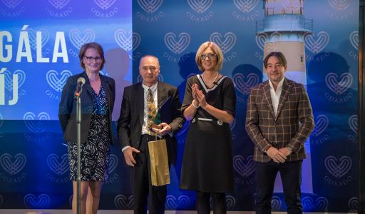Antal Andor a hazai parasport mozgalom meghatározó alakja Odaadó díj Életmű kategória 2022
