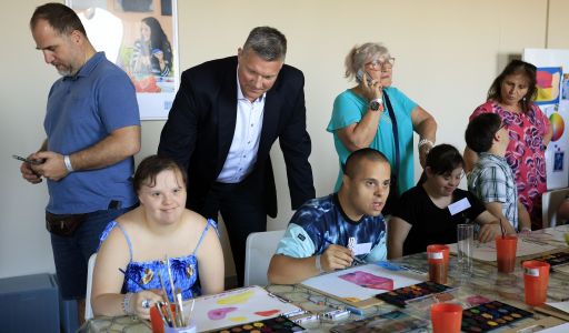 Különleges tárlatvezetés a Magyar Nemzeti Galériában a Civil út Alapítvány, a Down Alapítvány és a Sándor-palota közreműködésével