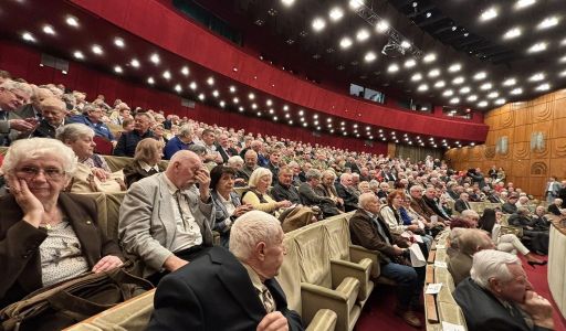 Nyugállományú katonák találkozója a Stefánia Palotában
